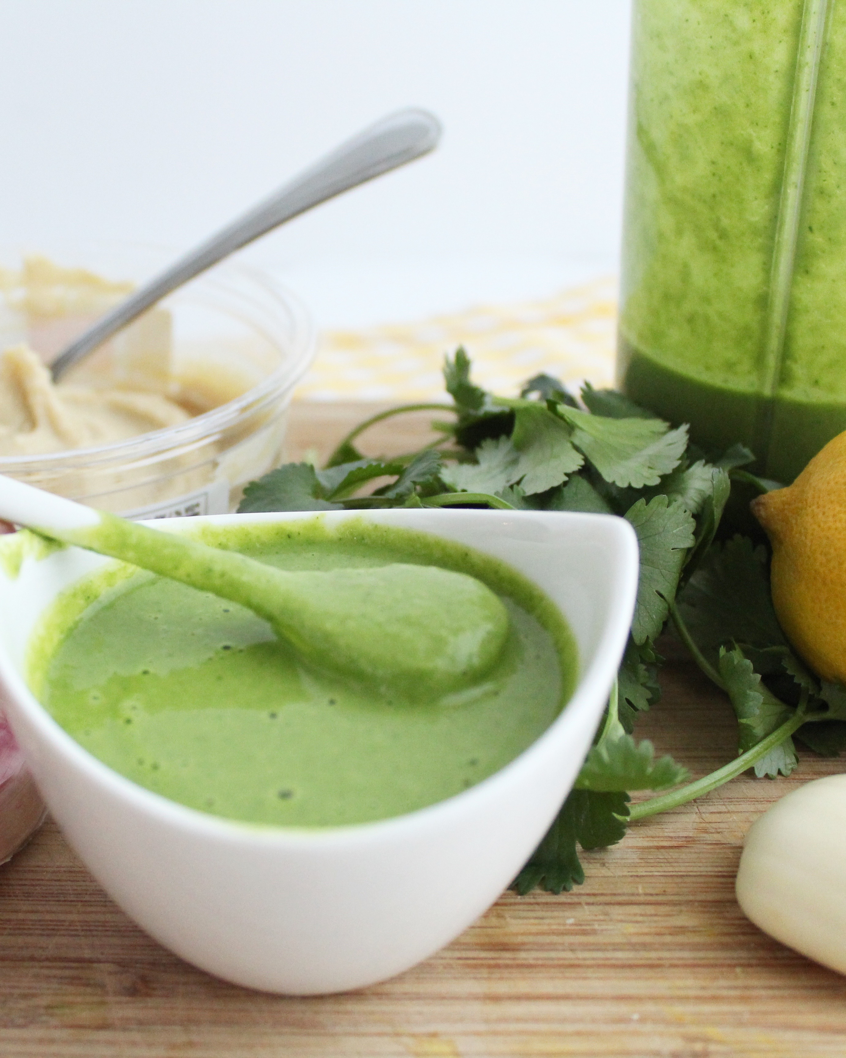 Your new favourite sauce for taco night! Cilantro Sauce! Yum!!!