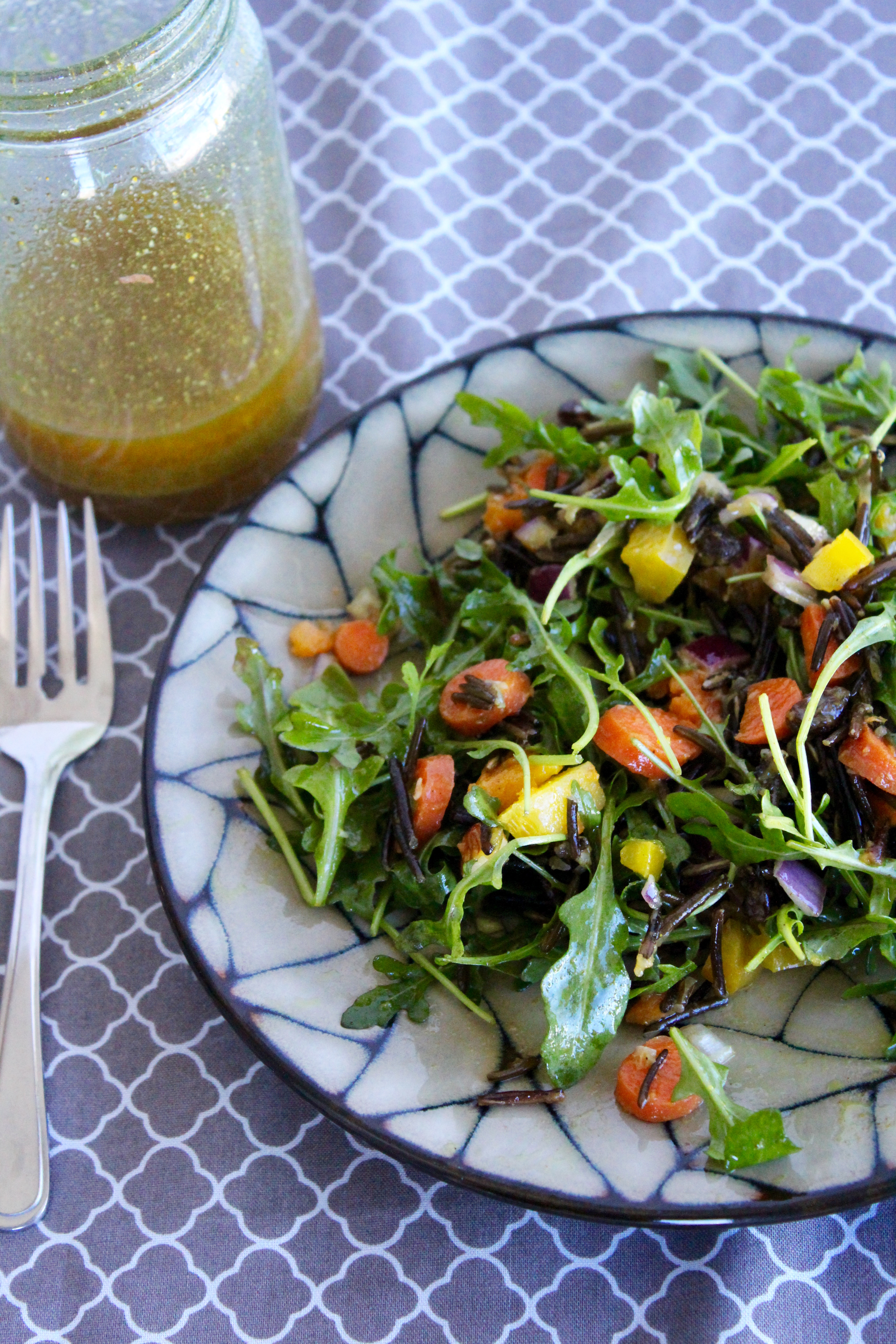 The best Moroccan Wild Rice Salad! Yum! So much flavour!