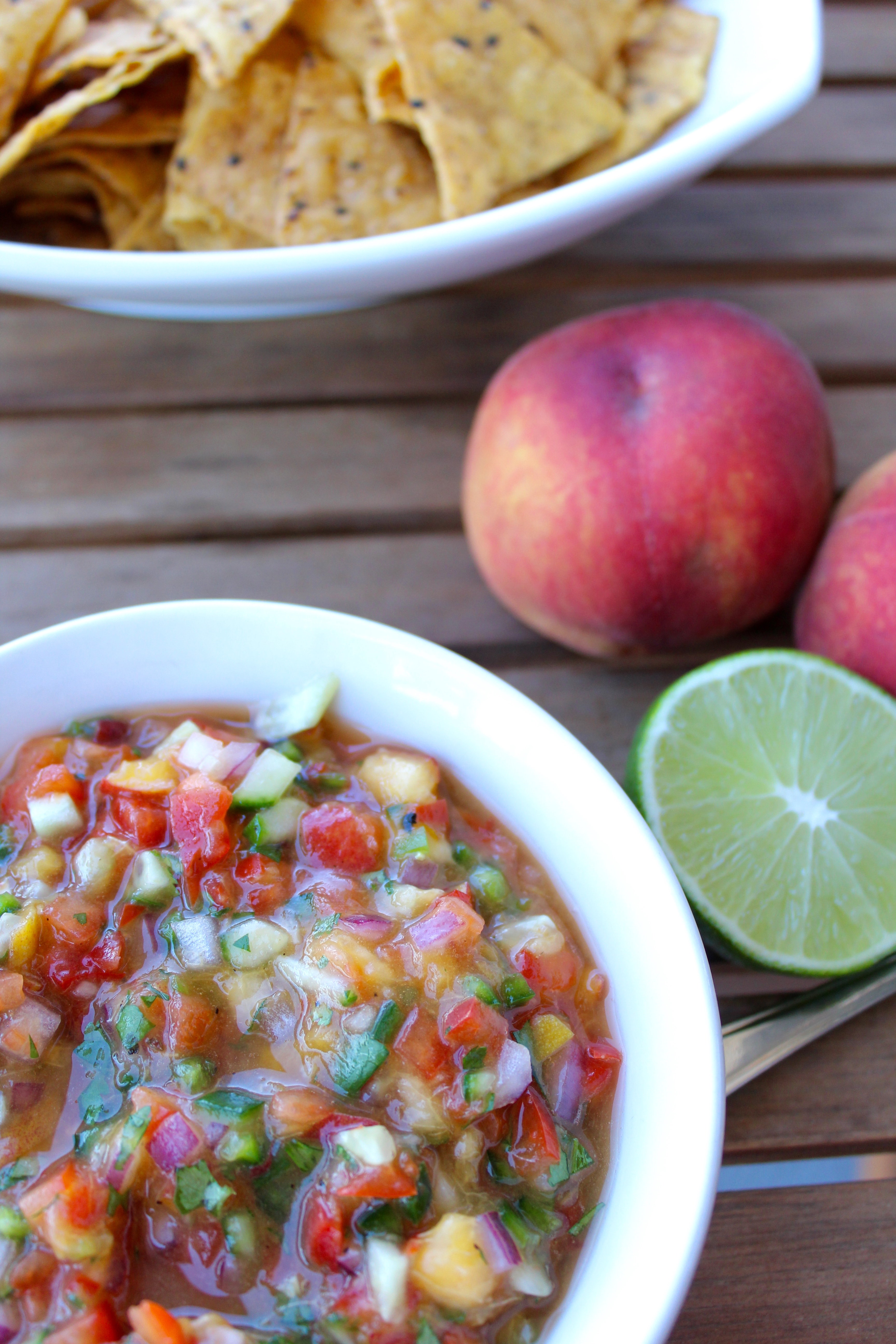 Peach Salsa! Perfect for Summer!