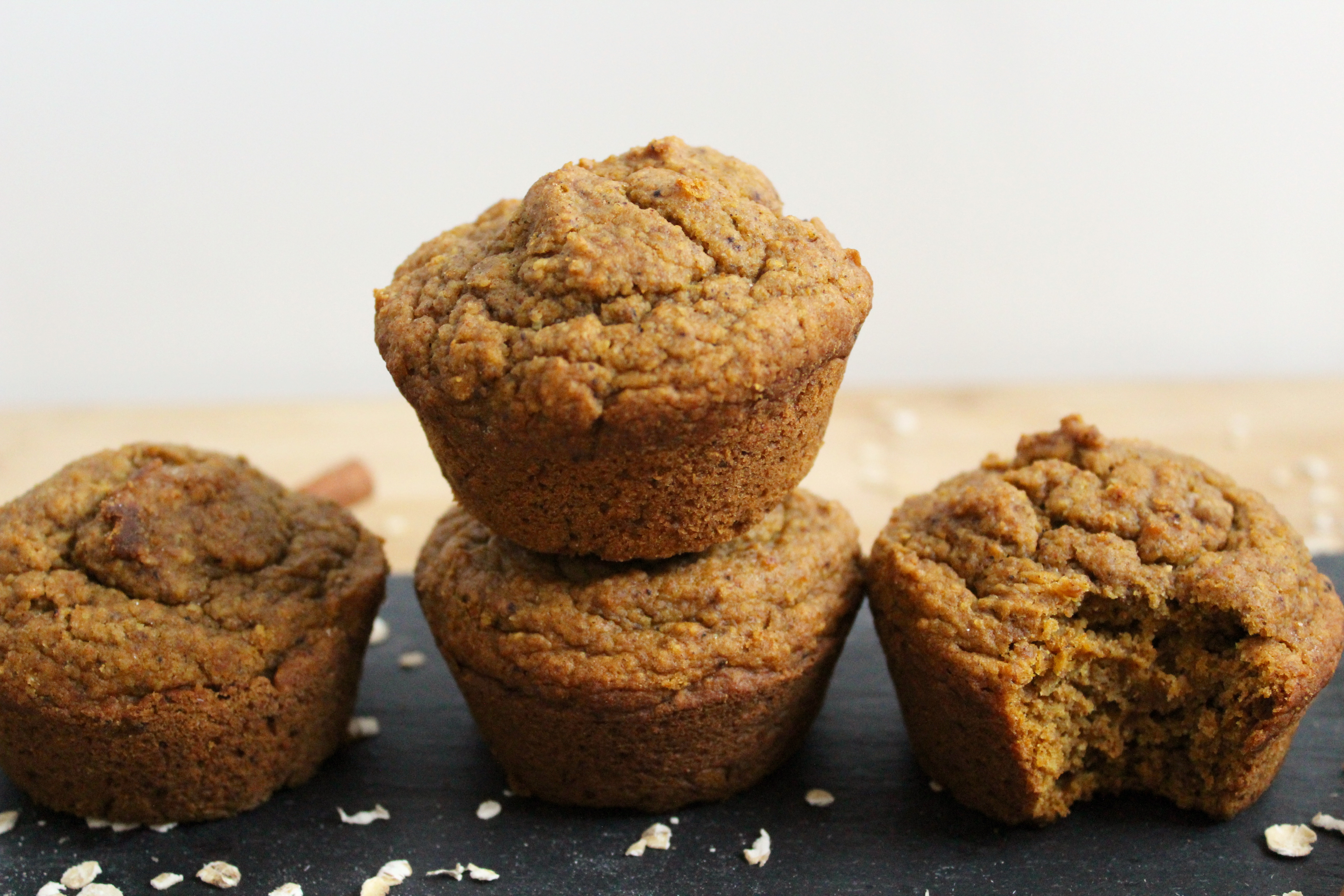 Pumpkin Spice Muffins that are super moist, naturally sweetened and vegan!