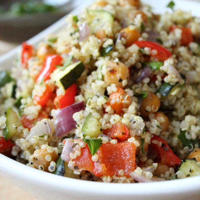 Roasted Vegetable Quinoa Salad - Insightful Bite