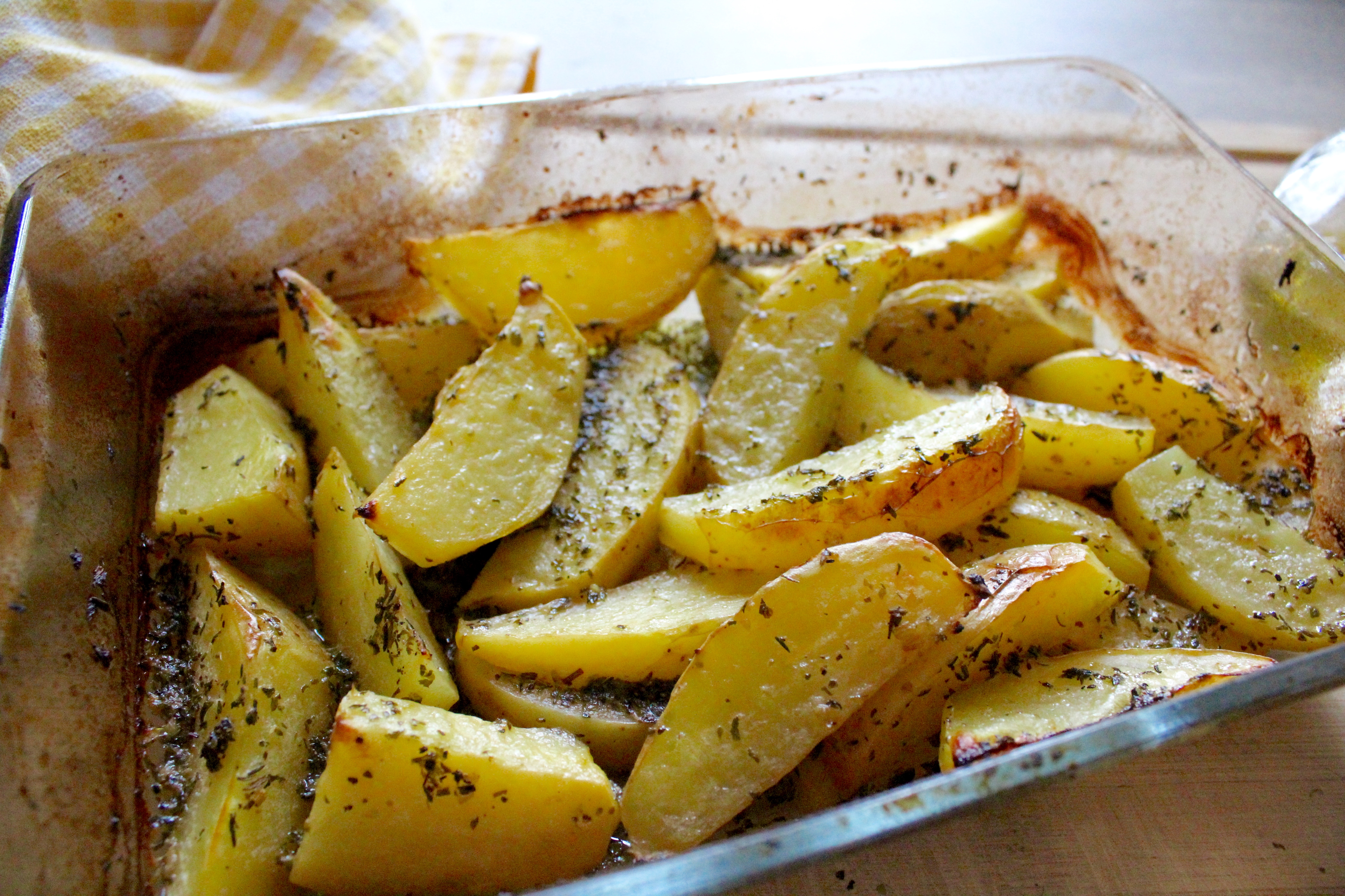 Greek Style Roasted Potatoes